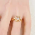 Gold Alternative Ring Crystal Crown