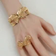 Butterfly Touch Gold Alternative Bracelet and Ring
