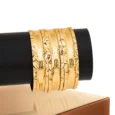 8 Sparkling Glitter Collection Bangles