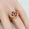 Marble Rose Ring