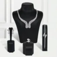 Gold Plated Zircon Glitter Set