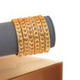 Royal Crescent Gold Alternative Bangle | Price Per Unit