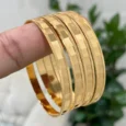 4 Rolex bangles, gold alternative