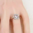  Gold Plated Alternative Ring with Crystal Sparkle