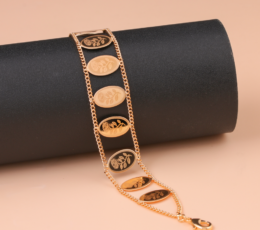 Gold Alternative Bracelet, Royal Rose Touches