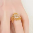 Gold Alternative Ring Crown Beam