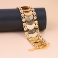 Gold alternative bracelet with Arabic inscriptions
