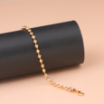 Gold alternative bracelet, gold drops