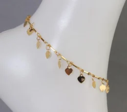 Anklet Alternative Gold Hearts