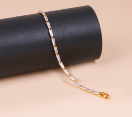 Baguette Bracelet Gold Alternative Set