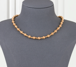 Choker Gold Alternative Rosary Gold