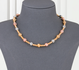 Choker Gold Alternative Rosary in Three Colors