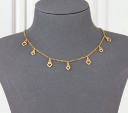 Choker Gold Alternative Squares