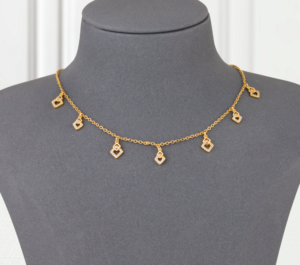 Choker Gold Alternative Squares