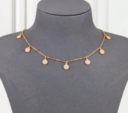 Choker Gold Alternative Zircon Circles
