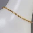 Classic Oval Gold Alternative Anklet