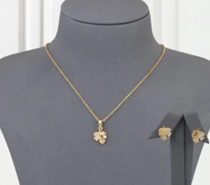 Diamond Leaf Gold Alternative Set