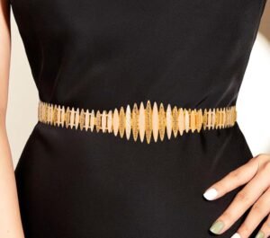 Gold Alternative Belt Eyelash Thrones
