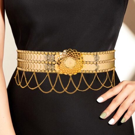 Gold Alternative Belt Gold Sovereigns