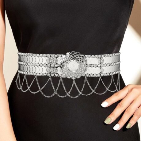 Gold Alternative Belt Silver Sovereigns