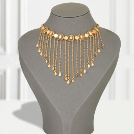 Gold Alternative Interlocking Circles