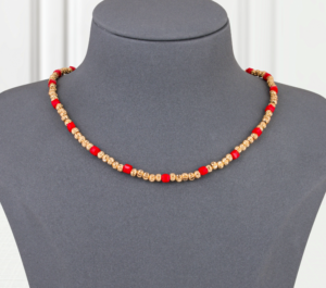 Gold Alternative Necklace Red Gold