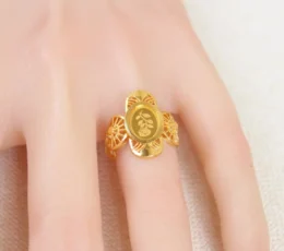 Gold Alternative Ring Engraving Shine