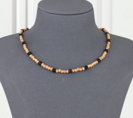 Gold And Black Alternative Gold Necklace