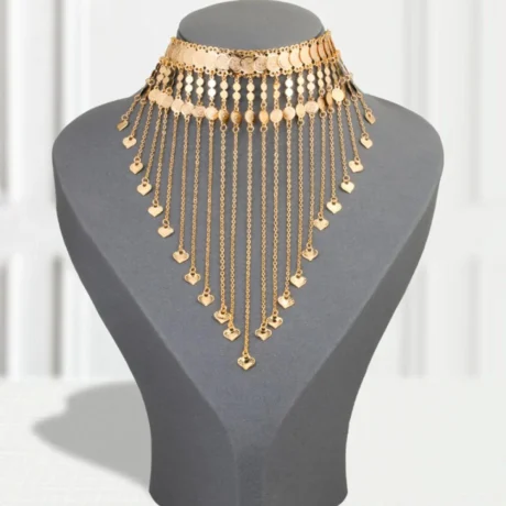 Gold Substitute Coins with Hanging Chains