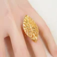 Gold Alternative Ring Glow Drop