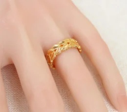 Gold Leaf Alternative Wedding Ring