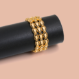 Oval Gold Alternative Bracelet Set