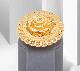 Pearl Flower Gold Alternative Ring