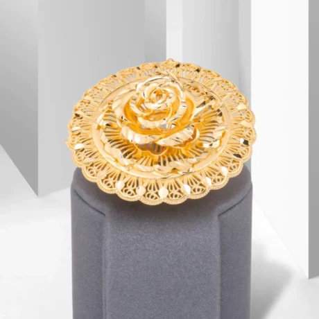 Pearl Flower Gold Alternative Ring