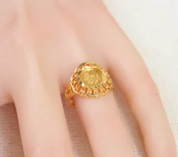 Queen Flower Gold Alternative Ring
