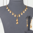 Radiant Teardrop Gold Alternative Set