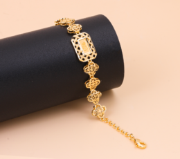 Rose Spike Bracelet Gold Alternative Set