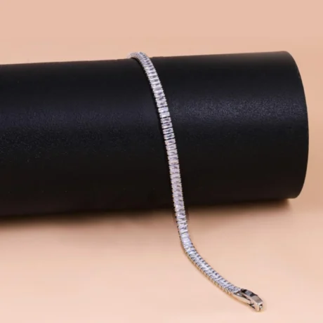 Soft Baguette Bracelets Gold Alternative Set