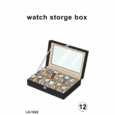 Elegant 12-Slot Watch Collection & Display Box