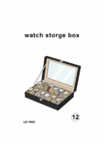 Elegant 12-Slot Watch Collection & Display Box
