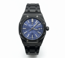Audemars Piguet Royal Oak Offshore – Matte Black - Blue Tapisserie Dial
