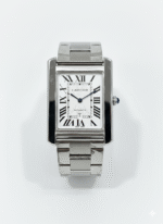Cartier Tank Must - Polished Steel Case with Silver Flinqué Dial