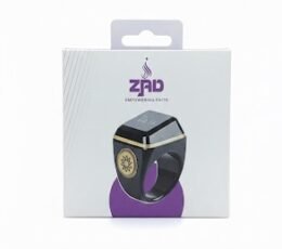 ZAD Smart Tasbih Ring – Digital Tally Counter & Prayer Reminder