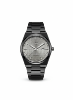 Tissot PRX Matte Black – Integrated Design Textured Dial