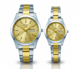 Seiko Heritage Elite Quartz Couple Set