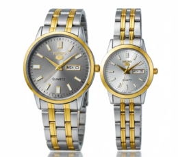 Seiko Heritage Elite Quartz Couple Set