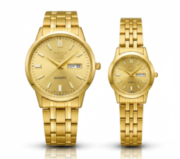 Seiko Heritage Elite Quartz Couple Set