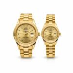 Rolex Day-Date Style Couple Watch Set – Battery Operated Edition