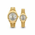 Rolex Day-Date Style Couple Watch Set – Battery Operated Edition