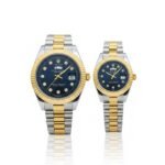 Rolex Day-Date Style Couple Watch Set – Battery Operated Edition